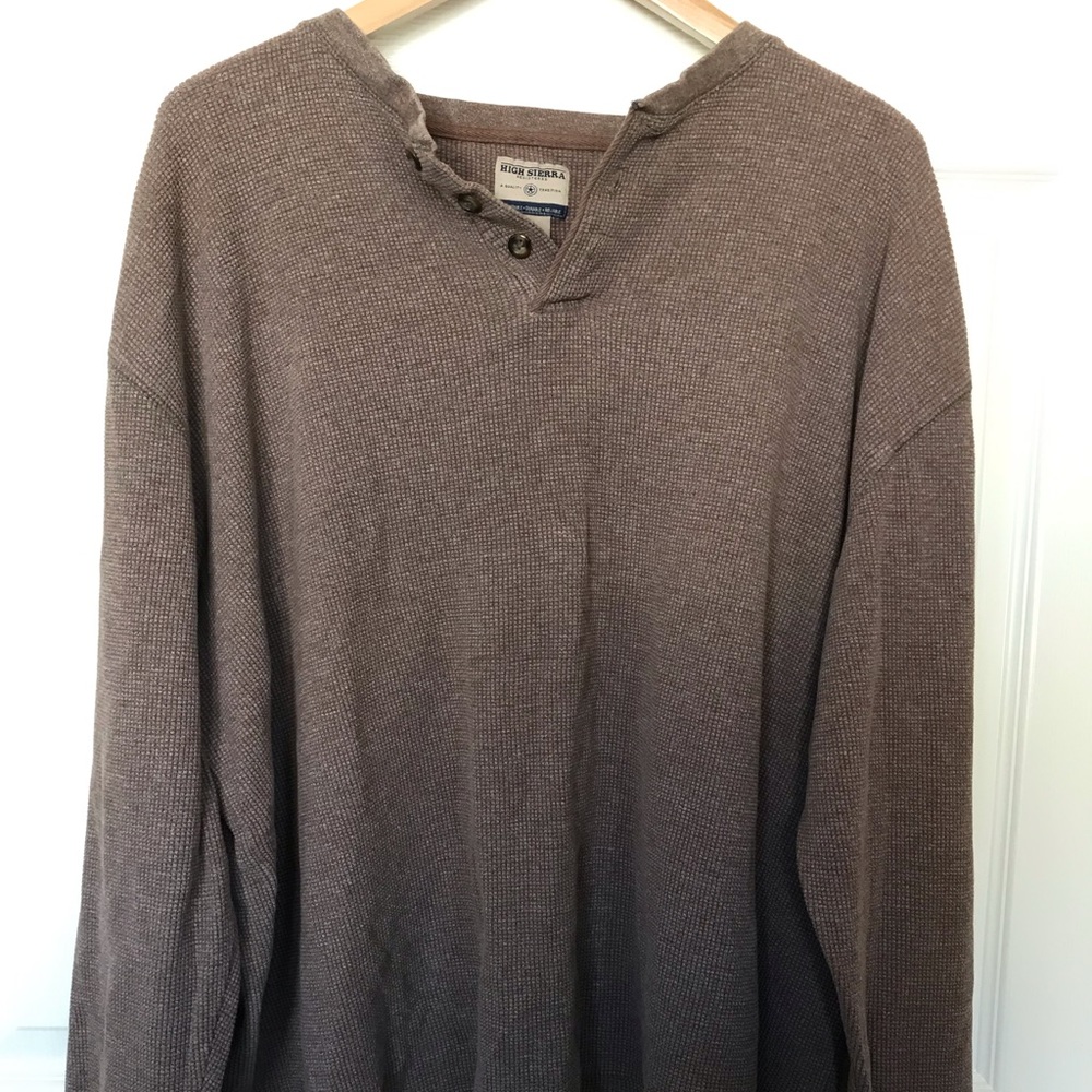 Light brown long sleeved shirt